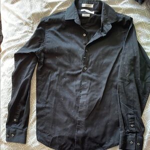 Calvin Klein Button Down Shirt Black